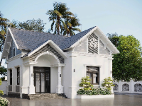 Full hồ sơ thiết kế nhà 1 tầng mái thái 9x10m