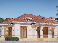 Full hồ sơ thiết kế nhà cấp 4 kích thước 14x14.7m mái nhật