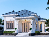 Full hồ sơ thiết kế nhà cấp 4 kích thước 8.2x15m mái nhật
