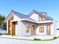 Full hồ sơ thiết kế Nhà cấp 4 mái thái 11x11m