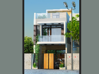 Full thiết kế nhà phố 2 tầng 1 tum 5x17.6m Hồ sơ thi công kiến trúc, kết cấu, điện nước.