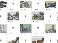 Sketchup quần thể kiến trúc,Tổng hợp sketchup Building Complex,Model 17 mẫu su Building Complex,File Su 17 mẫu Building Complex,File sketchup quần thể kiến trúc