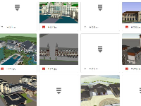 Sketchup Resort,Sketchup khách sạn,Sketchup Khách sạn và Resort,File sketchup Khách sạn và Resort,Tổng hợp sketchup Khách sạn và Resort