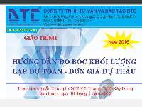 Giáo trình dự toán công trình