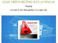 Giáo trình hướng dẫn AUtocad Cơ bản --> Nâng cao vẽ nhanh nhất