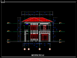 Gửi tới các bạn bản vẽ biệt thự tuyệt đẹp với đầy đầy các hạng mục kiến trúc, kết cấu.