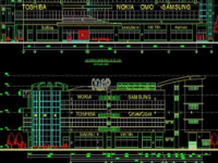 Hồ sơ bản vẽ AutoCAD Trung tâm Thương mại Sense City – đầy đủ kiến trúc