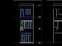 Hồ sơ bản vẽ kết cấu kiến trúc nhà phố 3 tầng 4x15m