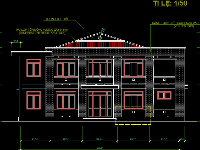 Hồ sơ bản vẽ kiến trúc 2 mẫu Trung tâm y tế bệnh viện Trạm y tế