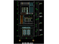 Hồ sơ bản vẽ nhà phố 3 tầng 5x18m thiết kế lệch tầng phong cách hiện đại