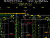 thi công cầu,bản vẽ kết cấu,kết cấu phần dưới,mố trụ cầu,móng cọc,bản vẽ thi công