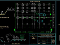 Hồ sơ Biện pháp thi công nhà liên kề (File cad+thuyết minh+Tiến độ thi công)