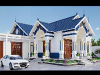 Hồ sơ BVTC kiến trúc kết cấu mẫu nhà mái thái 9x21m (cải tạo)