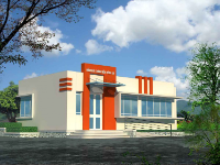 Hồ sơ cad thiết kế phương án sơ bộ tòa nhà Bưu chính viễn thông Xã