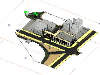 Hồ sơ model 3dthiết kế file revit tòa nhà Sơn Nam 3 tầng 2 hầm 32x82m(kiến trúc+kết cấu+giao thông)