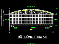 Hồ sơ Nhà xưởng 900m2 (Bản vẽ + dự toán)