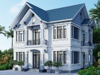 Hồ sơ revit thiết kế kiến trúc biệt thự 2 tầng mái thái 9x11m