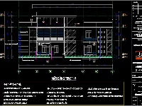 Hồ sơ thiết kế bản vẽ Autocad nhà làm việc trạm kiểm lâm (KT,KC,ĐN)