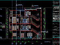 Hồ sơ thiết kế bản vẽ mẫu nhà liên kế 4 tầng 6x14m