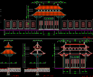 Hồ sơ thiết kế,Bản vẽ nhà thờ họ,Nhà thờ họ,thiết kế tổng quan nhà thờ,mẫu nhà thờ đẹp