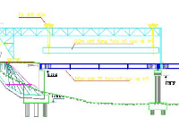 Hồ sơ thiết kế bản vẽ thi công cầu dầm T 33m gồm 2 nhịp giản đơn BTCT dự ứng lực