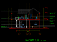 biệt thự 2 tầng 9.7x15.5m,thiết kế biệt thự 2 tầng,mẫu thiết kế 2 tầng mái mái,bản vẽ biệt thự 2 tầng