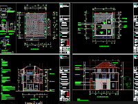 Hồ sơ thiết kế Biệt thự đơn lập 3 tầng DT 11.5x11.5m 2 (full kiến trúc kết cấu, điện nước, điều hòa, dự toán, thuyết minh)