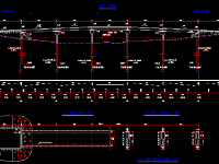 Hồ sơ thiết kế cầu mố trụ dẻo 5 nhịp mỗi nhịp 12m - Thiết kế bản vẽ thi công cầu làng Nguyễn