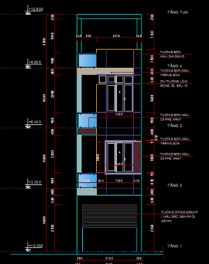 Hồ sơ thiết kế chi tiết bản vẽ nhà phố đẹp 4x14m đẹp bao gồm : Kiến Trúc + kết cấu