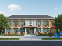 Hồ sơ thiết kế chi tiết trường mầm non Sơn K 8x22m ở Quảng Nam 