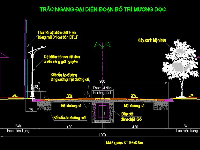 Hồ sơ thiết kế đường phố nội bộ B=15m + Mương thoát nước + Di dời lưới điện 0,4KV