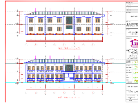 Hồ sơ thiết kế full KT + KC+ Điện nước trường tiểu học với kích thước 11.3x31.5m