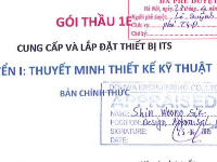 Hồ sơ thiết kế,Hồ sơ thiết kế kĩ thuật,lắp đặt thiết bị ITS