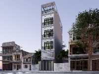 Hồ sơ thiết kế nhà 6 tầng 4x16m