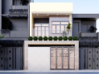 Hồ sơ thiết kế nhà phố 2 tầng hiện đại 5.4x14.9m