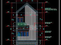 Hồ sơ thiết kế nhà phố 3 tầng 5.6x9m