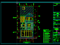 Hồ sơ thiết kế nhà phố 3 tầng 6,5x22,5 KT - DN - KC - DT