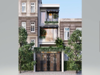 Hồ sơ thiết kế nhà phố 3 tầng hiện đại 4x23m