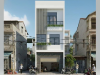 Hồ sơ thiết kế nhà phố 3 tầng hiện đại 5x21.5m