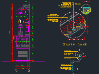 Hồ sơ thiết kế nhà phố 4 tầng 4x17m ( KT, KC)