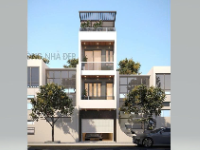 Hồ sơ thiết kế nhà phố 4 tầng hiện đại 4x15m