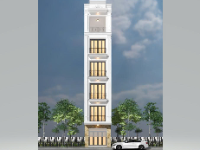 Hồ sơ thiết kế nhà phố 6 tầng tân cổ điển 4x10m