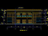 Hồ sơ thiết kế nhà văn hóa 2 tầng kích thước 11x23m