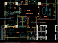 Hồ sơ thiết kế thi công nội thất căn hộ chung cư hơn 200m2