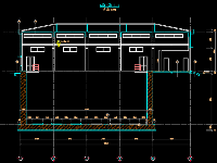 thiết kế trạm bơm thô file cad,trạm bơm nhà máy nước Sơn Thạch,bản vẽ trạm bơm nước