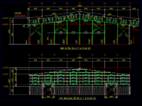 Hồ sơ thiết kế và triển khai nhà xưởng kết cấu thép nhịp 50m ( 50x154m ) không cột giữa. BAO GỒM MODEL TEKLA 3D
