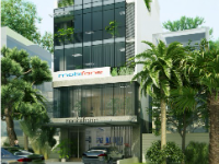 Hồ sơ thiết kế văn phòng hiện đại diện tích 8x20m bao gồm kiến trúc, kết cấu và hệ thống điện.