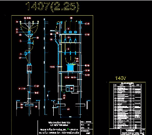 Hồ sơ thiết kế_Bản vẽ TBA 100KVA treo_ chi tiết cột điện Bê tông lõi thép