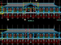 Hồ sơ Trụ sở cơ quan 1 tầng 10x40m Full kiến trúc, kết cấu, điện, nước
