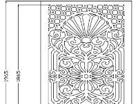 Hoa văn Cổng CNC Mẫu 001